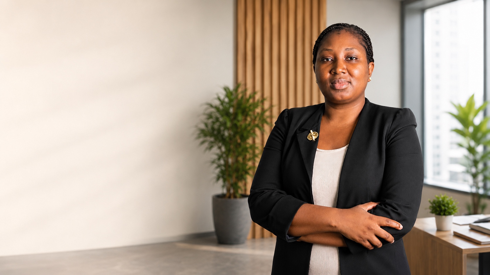 Portrait professionnel illustrant le leadership